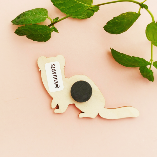 Lumikko | Puinen magneetti