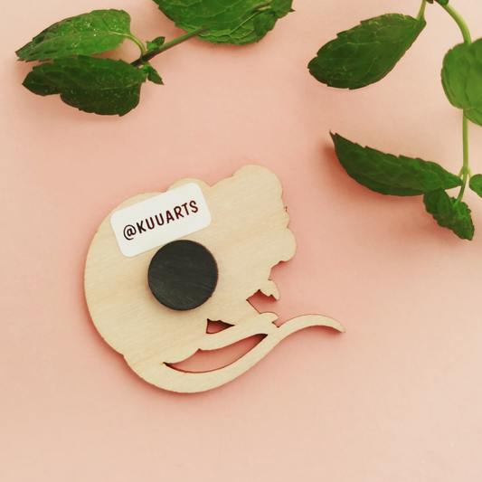 Peltohiiri | Puinen magneetti