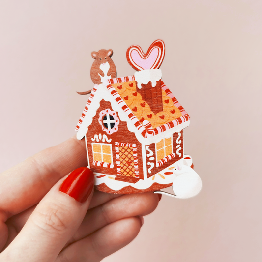 Piparihiiret | Puinen magneetti