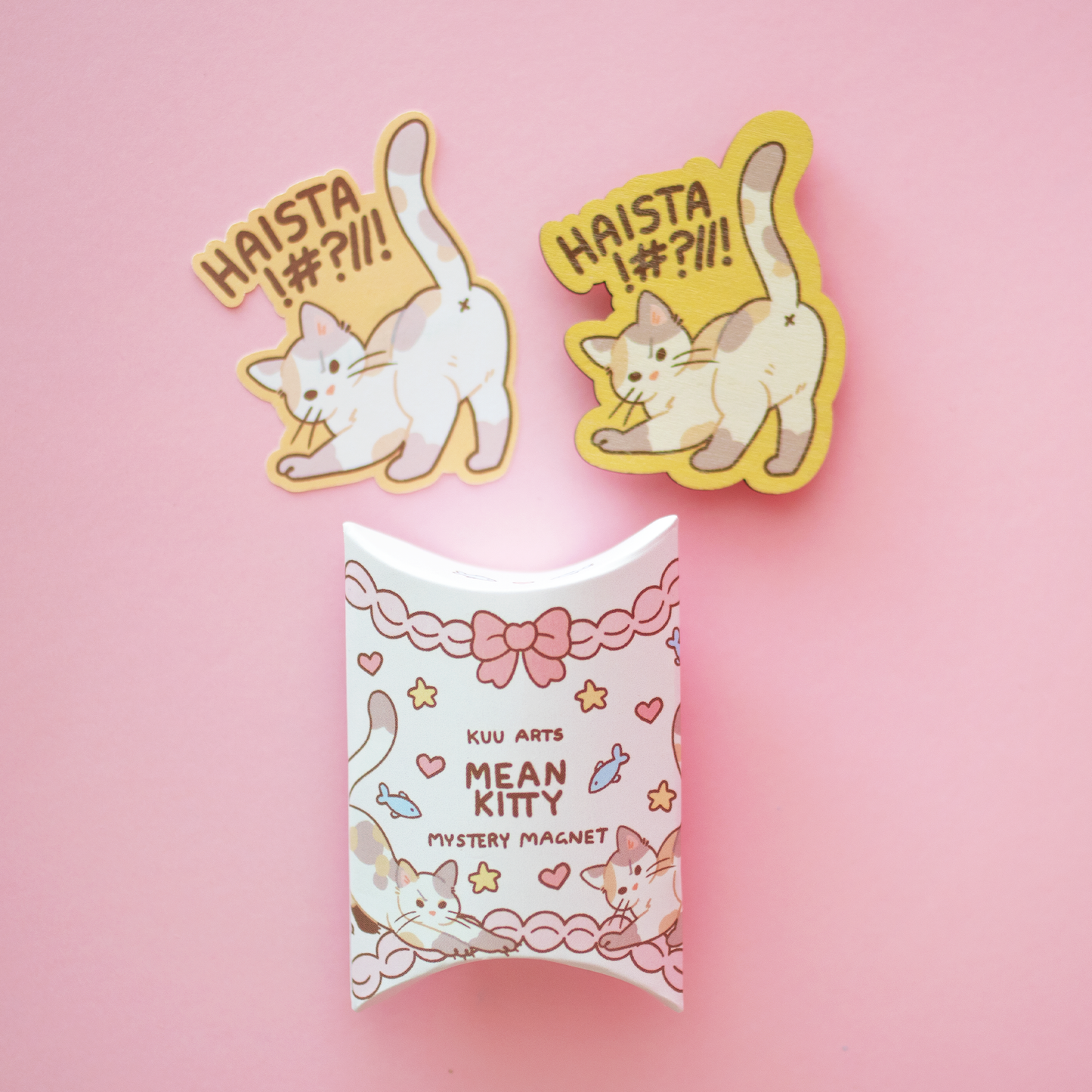 Mean Kitty gacha | Puinen magneetti