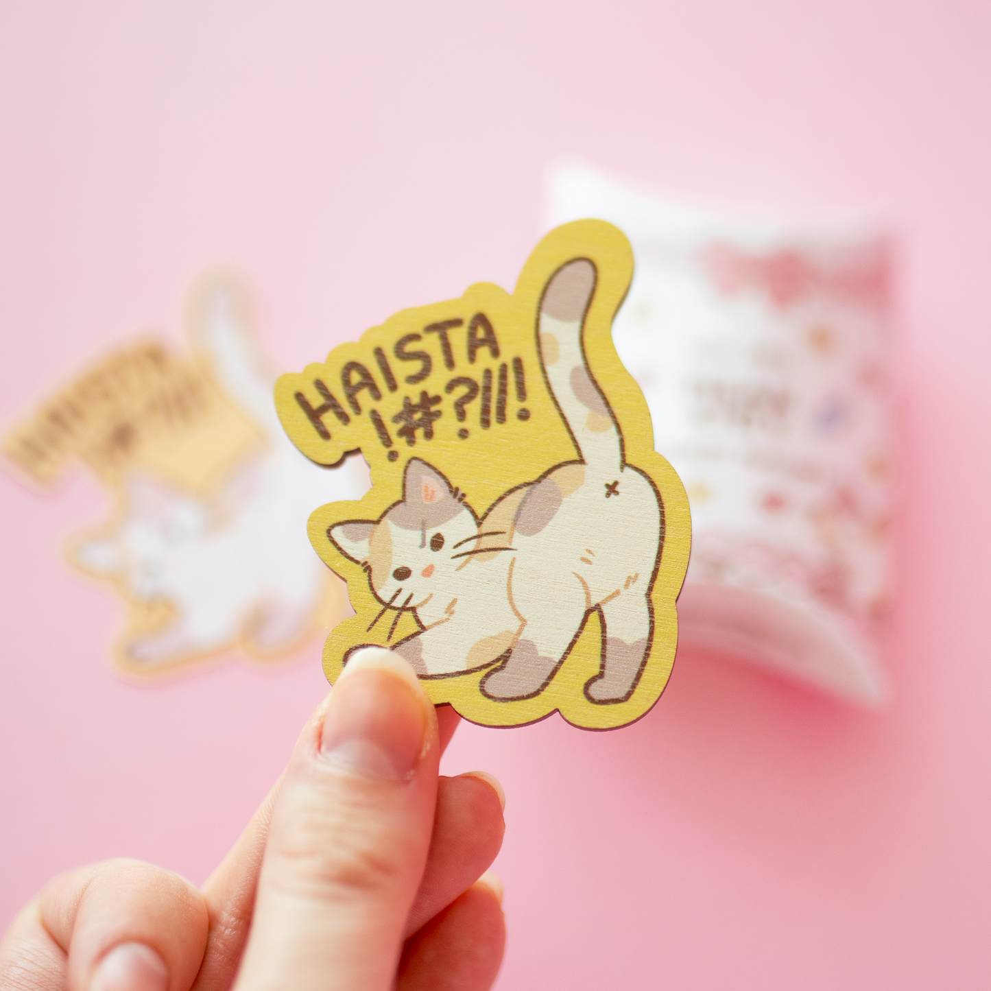 Mean Kitty gacha | Puinen magneetti