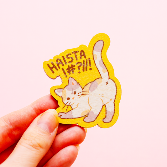 Mean Kitty | Puinen magneetti