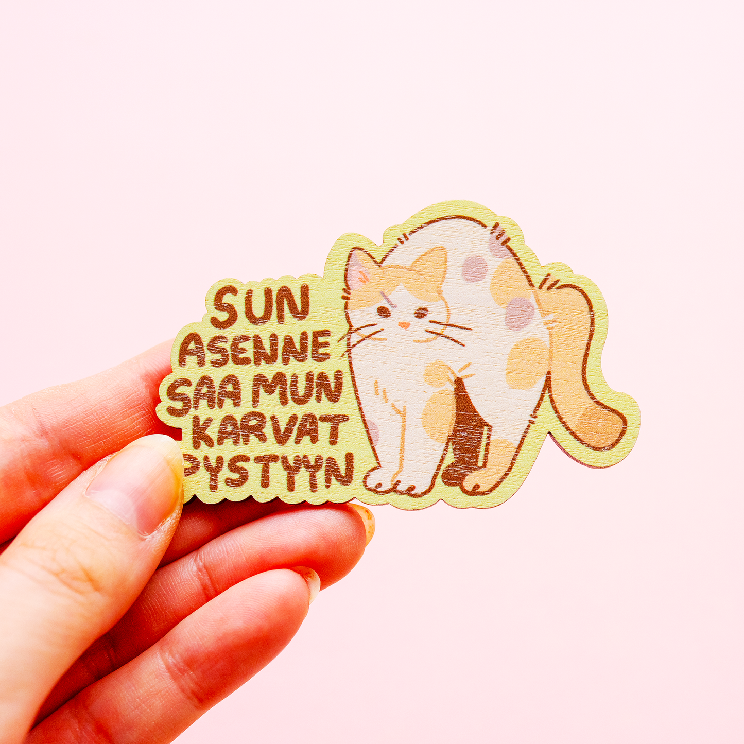 Mean Kitty | Puinen magneetti