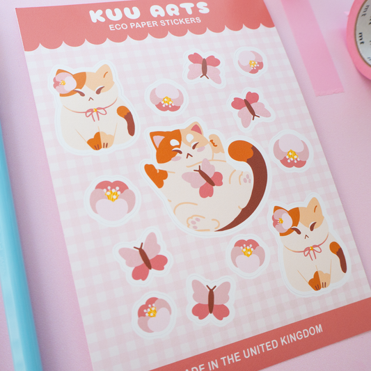 Neko-kissa | Eco Paperitarra-arkki