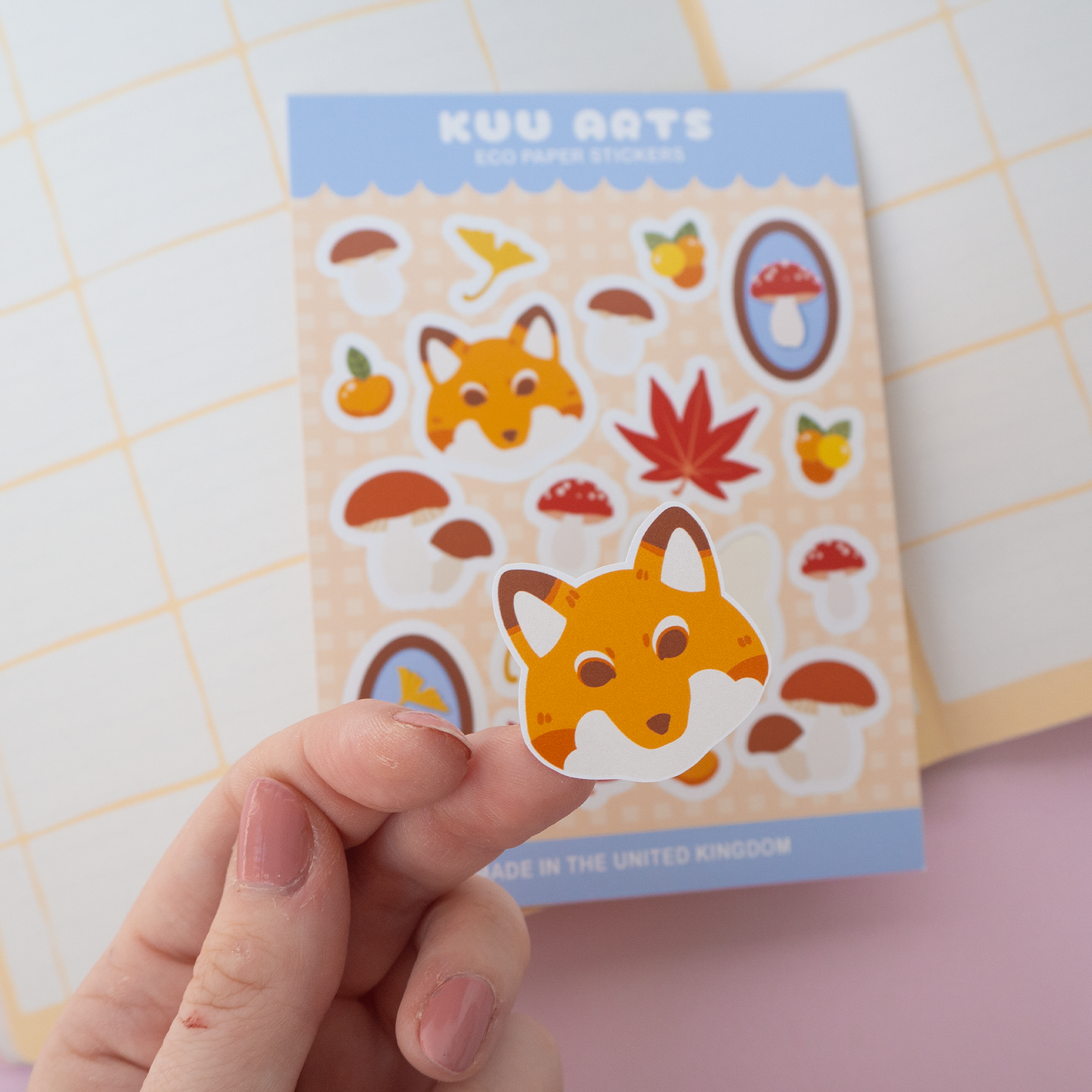 Kettu | Eco Paperitarra-arkki