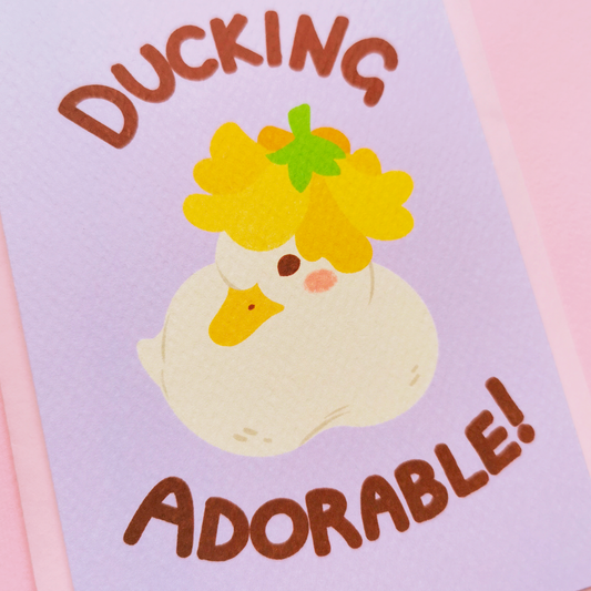 Ducking Adorable | Postikortti