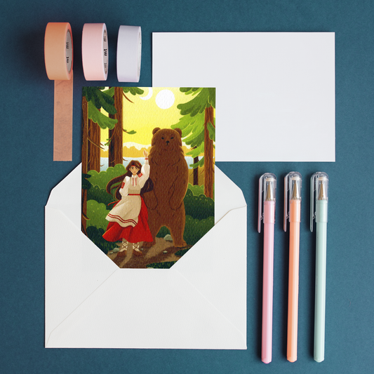 Karjalan kutsu | Postikortti