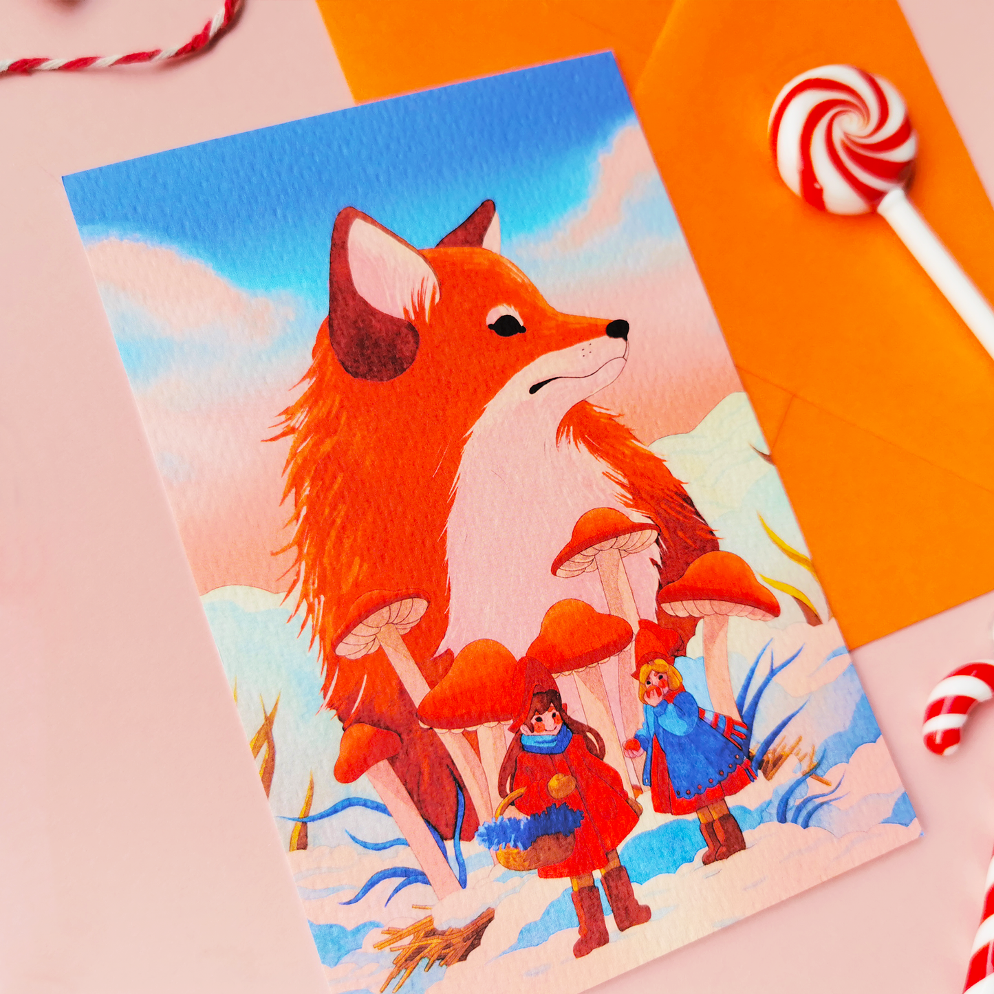 Pikku ihmisiä | Postikortti