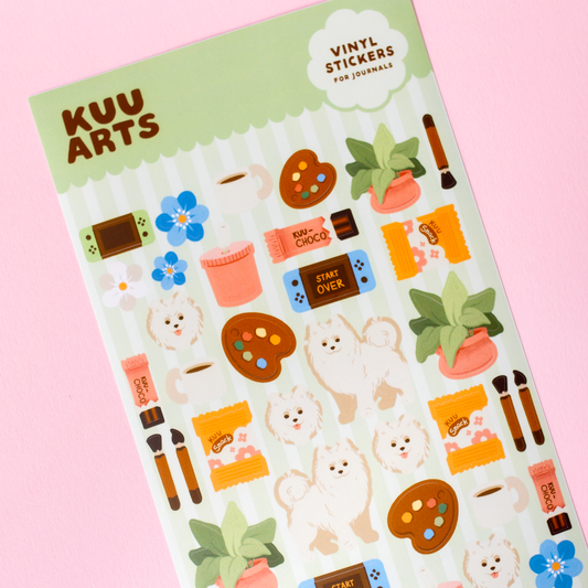 Taiteilijan elämää | Vinyylitarra-arkki