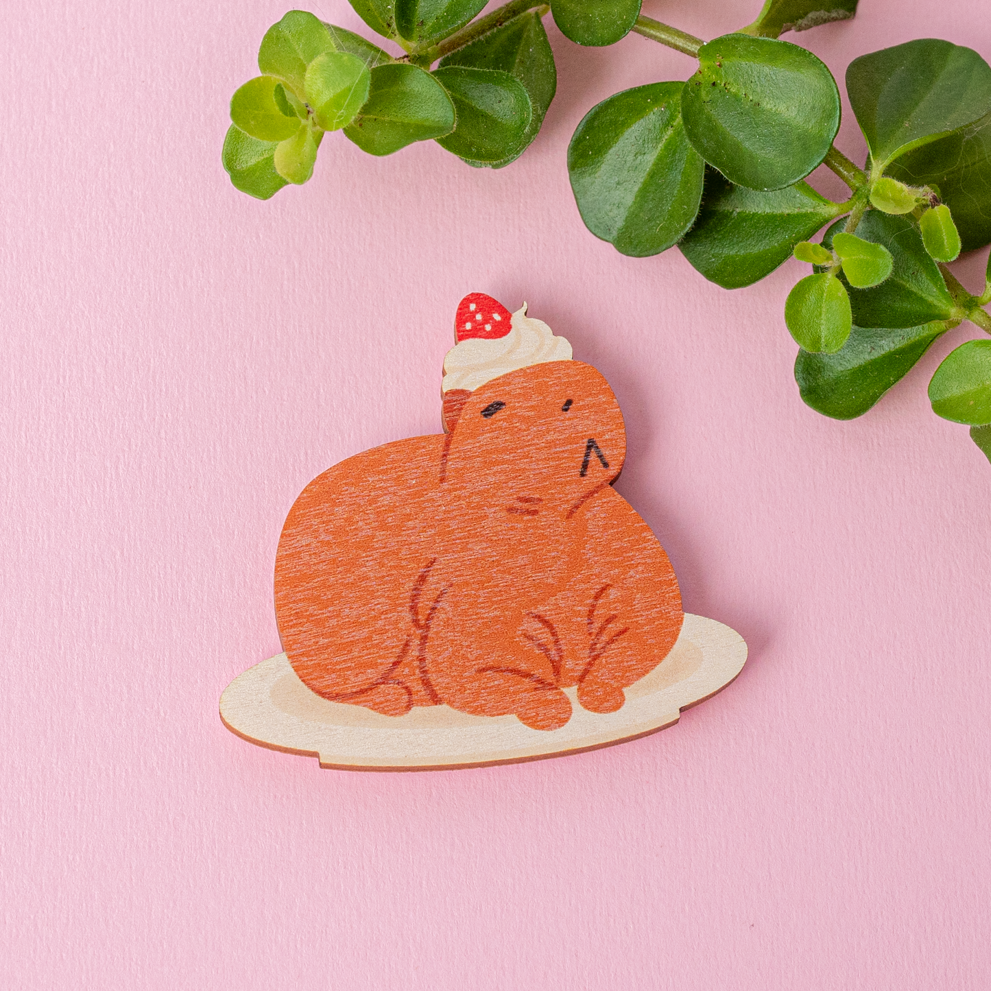 Kerma capybara | Puinen magneetti