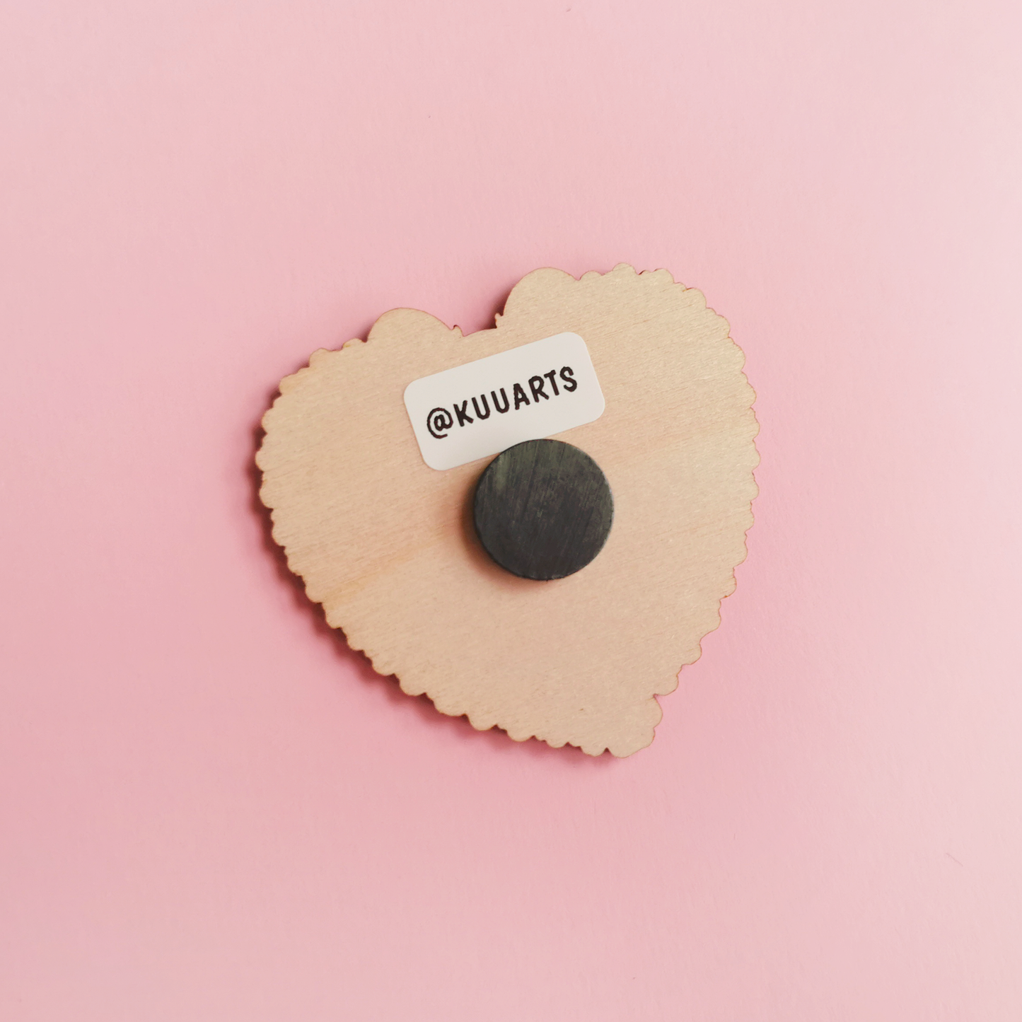 Sydänkoira | Puinen magneetti