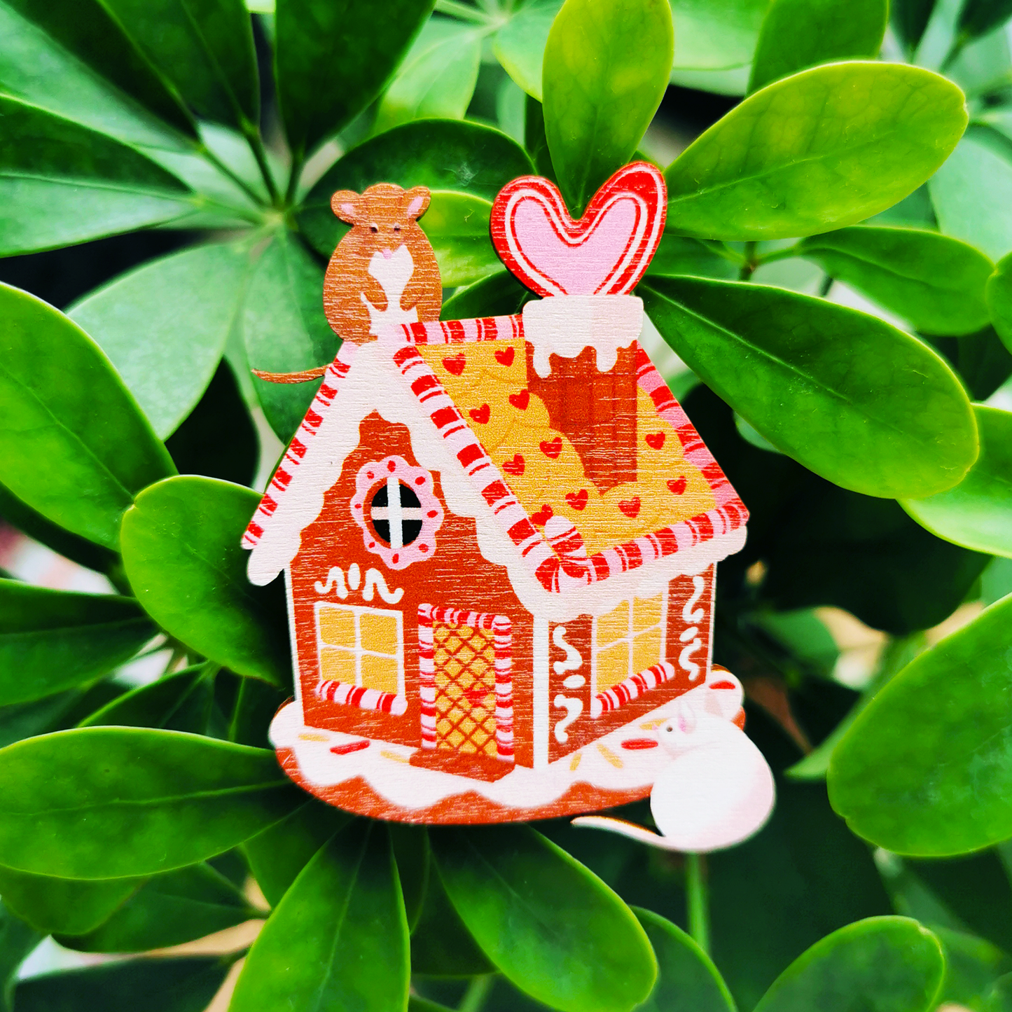 Piparihiiret | Puinen magneetti