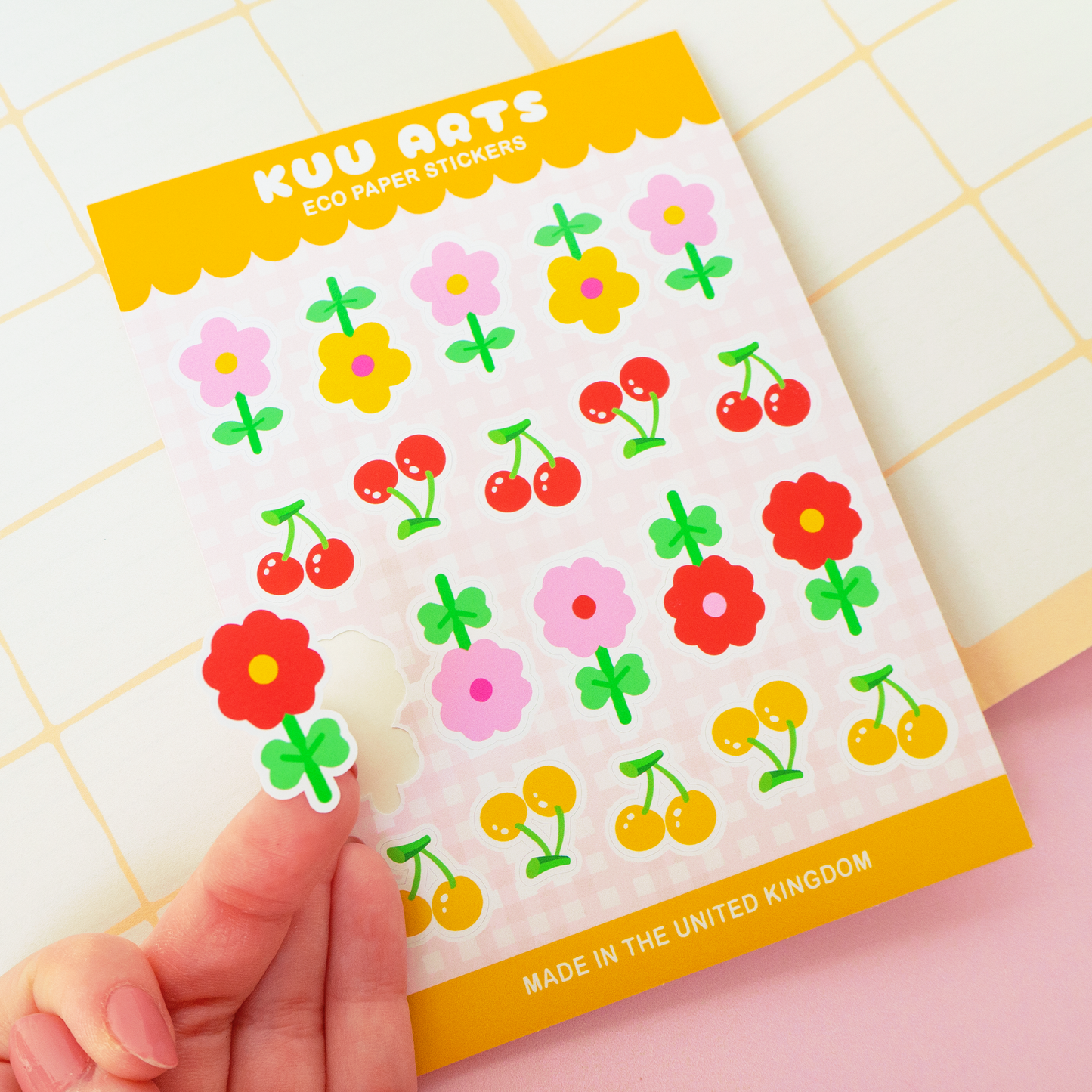 Kukat | Eco Paperitarra-arkki