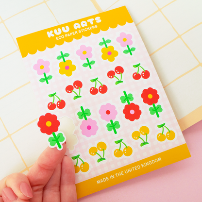 Kukat | Eco Paperitarra-arkki
