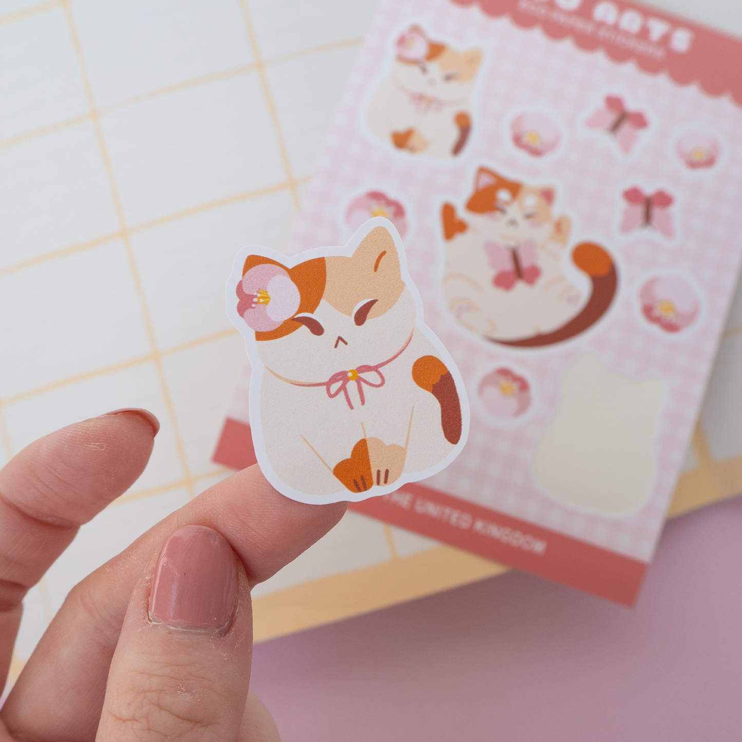 Neko-kissa | Eco Paperitarra-arkki