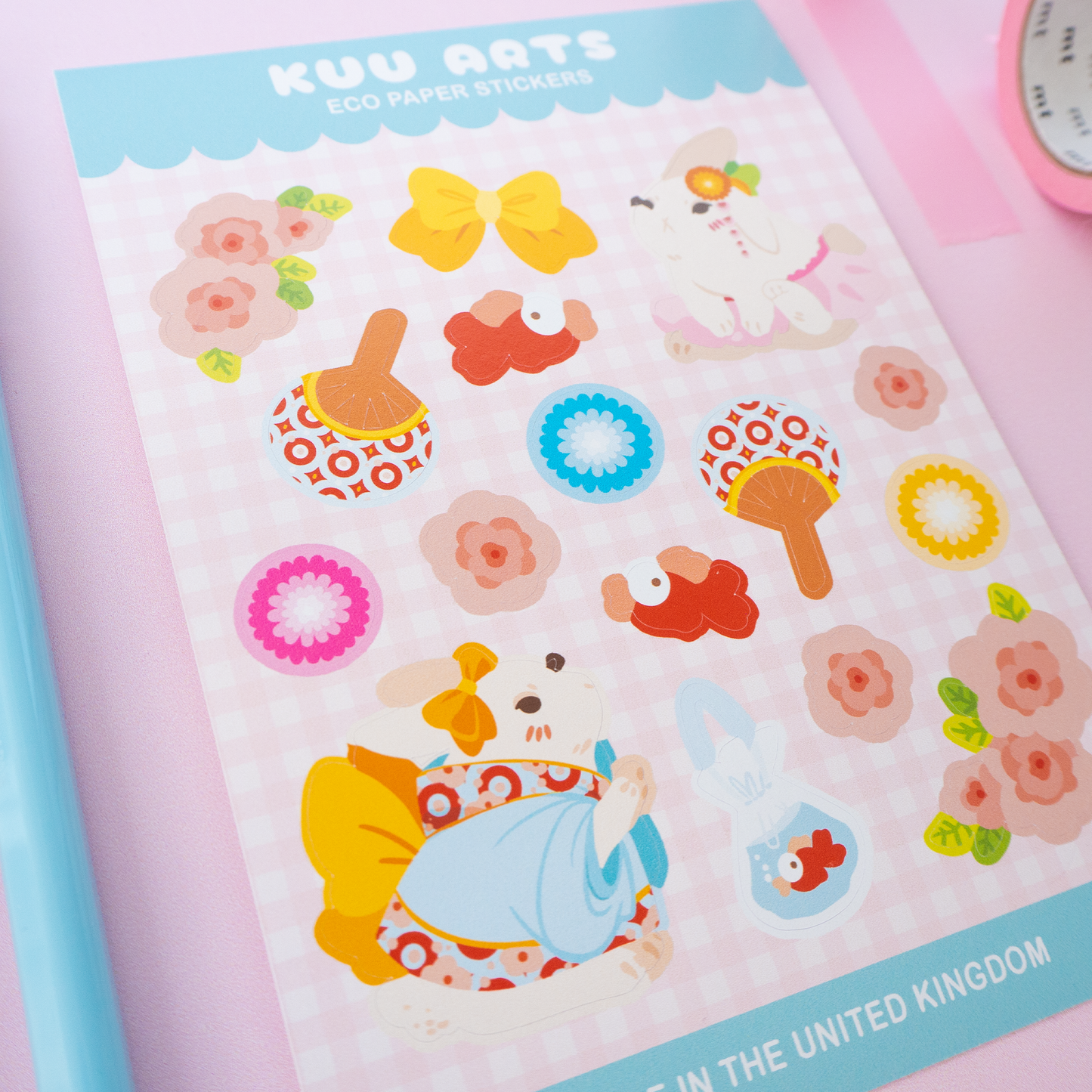 Kimono-puput | Eco Paperitarra-arkki