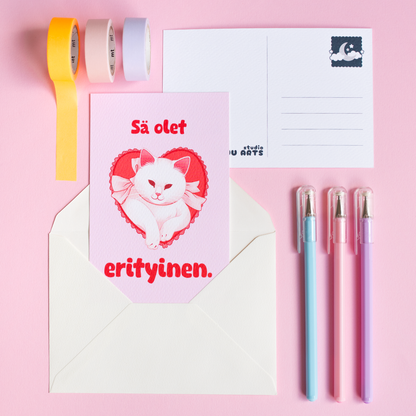 Sä olet erityinen | Postikortti