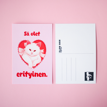 Sä olet erityinen | Postikortti